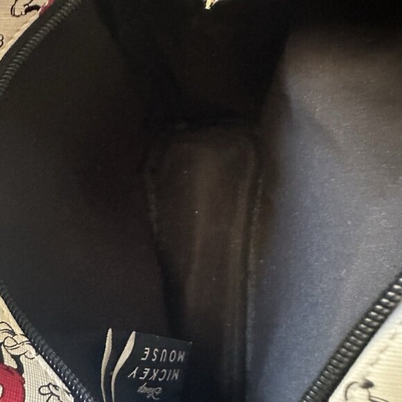 Disney's Mickey Mouse All Over Print Mini 10" Backpack 3D‎ Ears Black Red - Picture 8 of 10